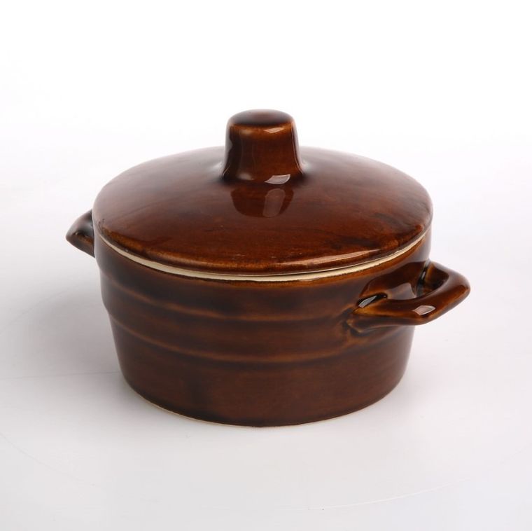 Altom Design, Krystynka, garnek na smalec 0,3l, z pokrywką