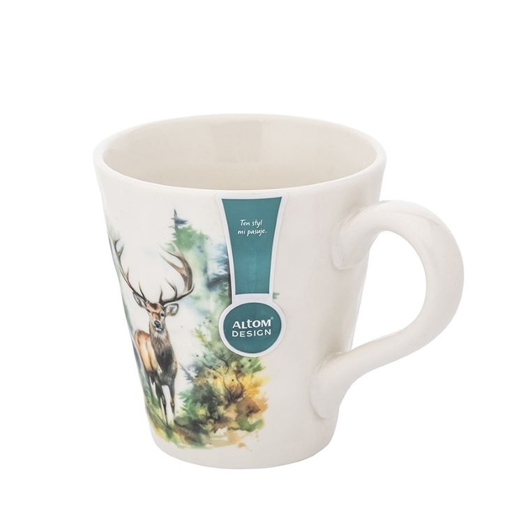 Altom Design, kubek stożek nbc, 480 ml, jeleń