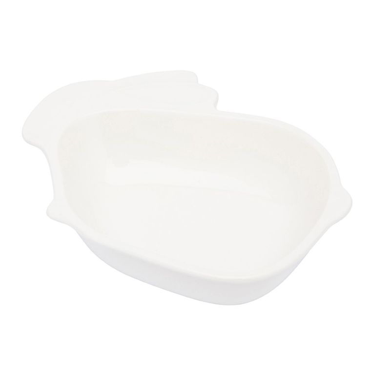 Altom Design, naczynie zajączek, porcelana kremowa, 13,5-10,5-3,5 cm