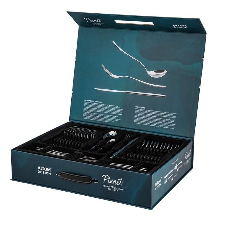 Altom Design, Planet, komplet sztućców, 68 elementów