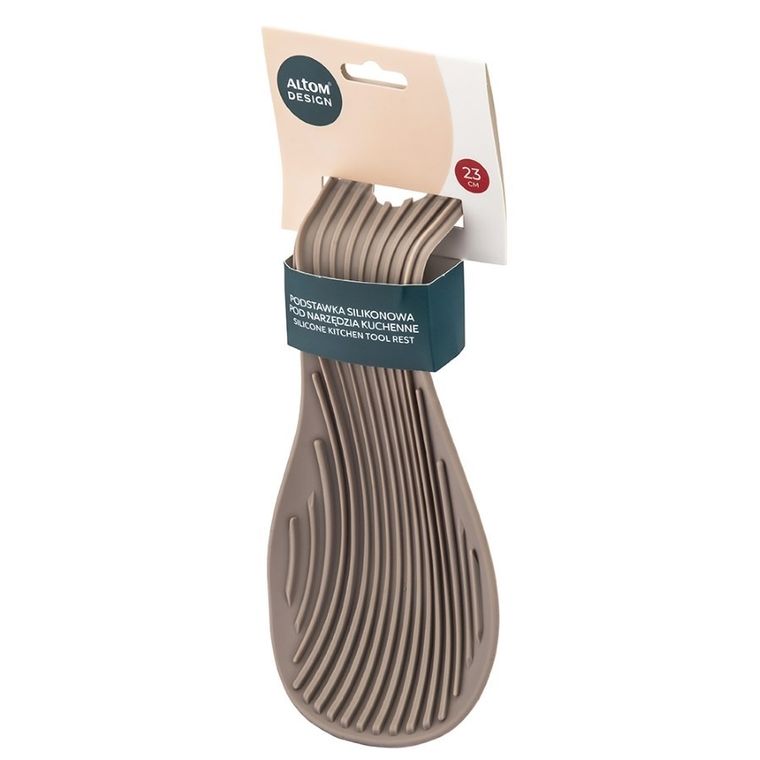 Altom Design, podstawka silikonowa pod narzędzia kuchenne, 23-10.5 cm, beżowa
