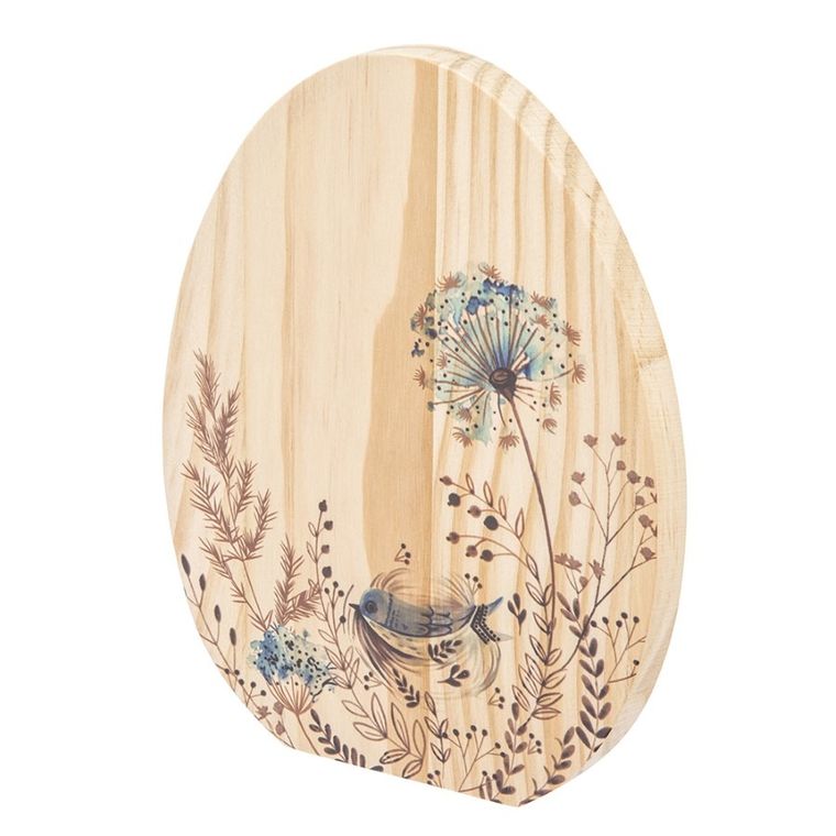 Altom Design, Serenity, figurka drewniana, jajko, 16-1,5-20 cm, 1 szt.