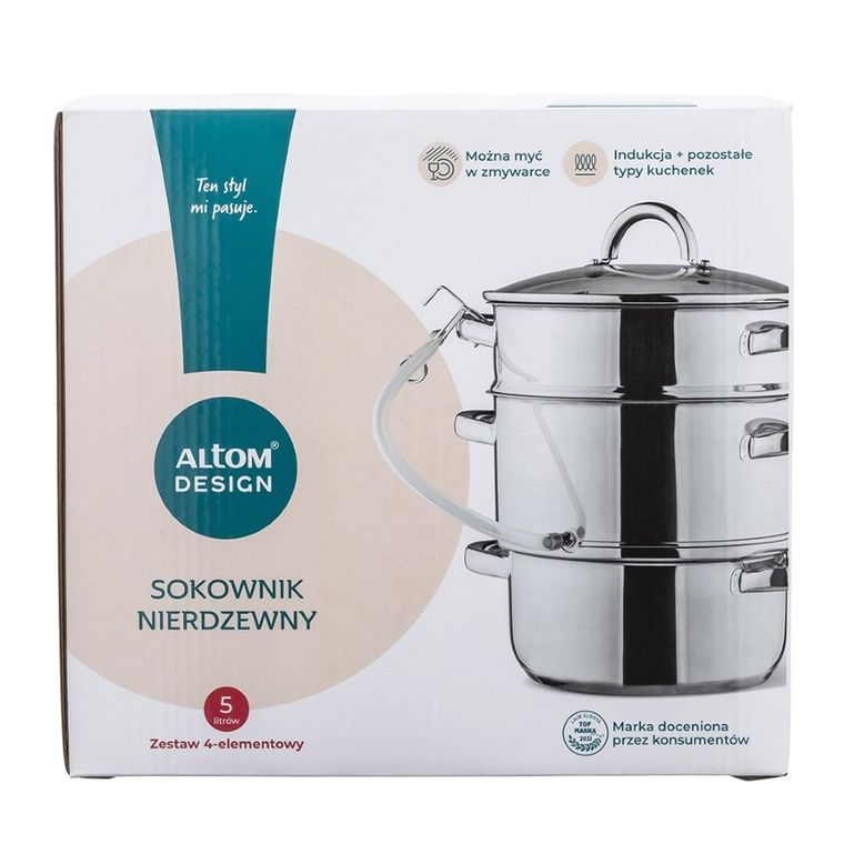 Altom Design, sokownik nierdzewny, 5l