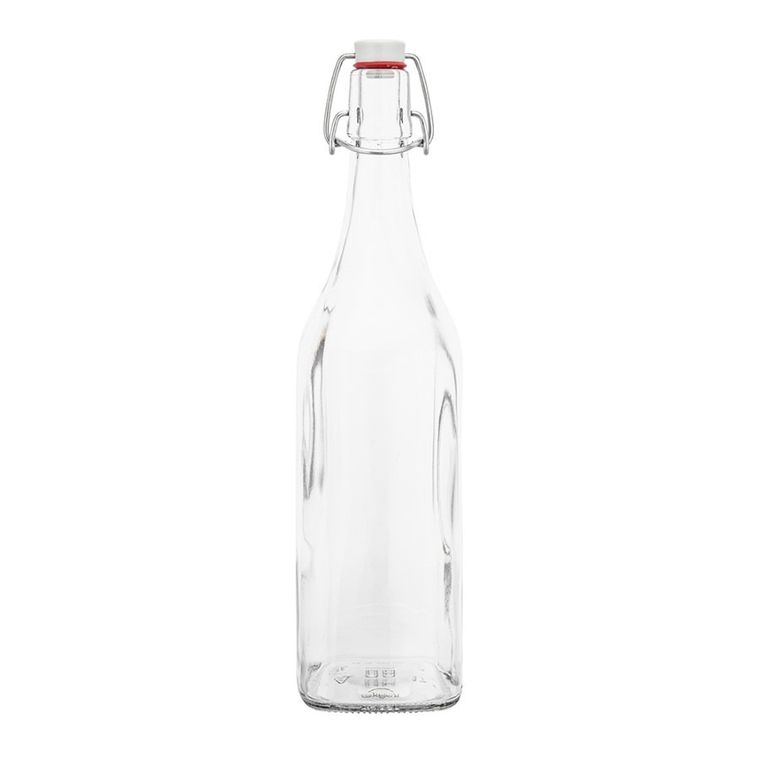Altom Design, Spiżarnia pani domu, butelka kwadratowa z klipsem, 500 ml