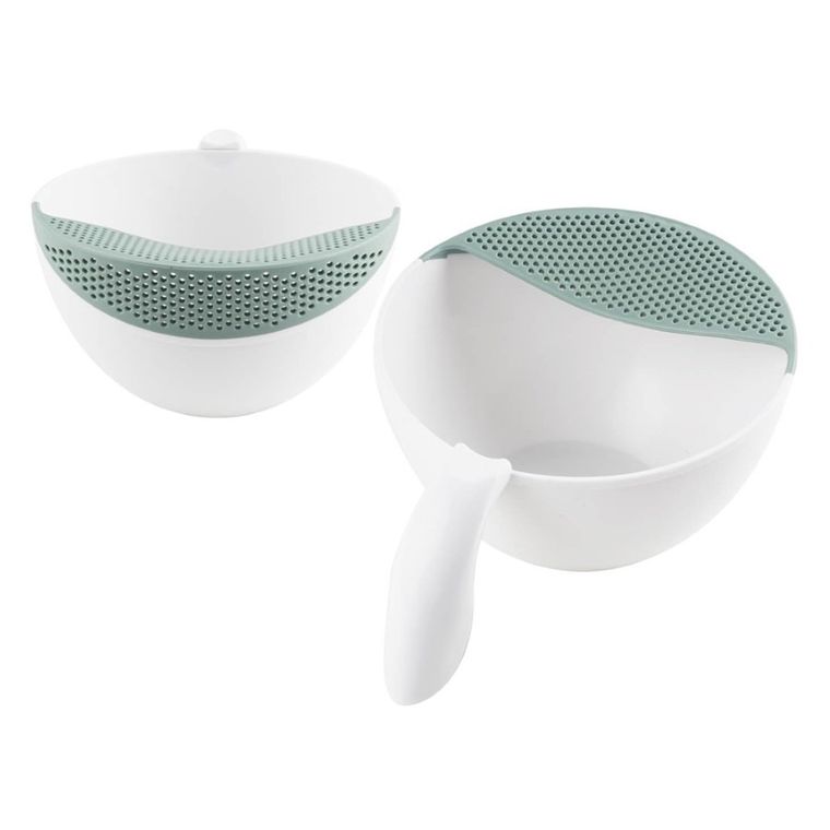 Altom Design, Spiżarnia pani domu, miska z nakładką cedzakową, 19-25.5-12 cm