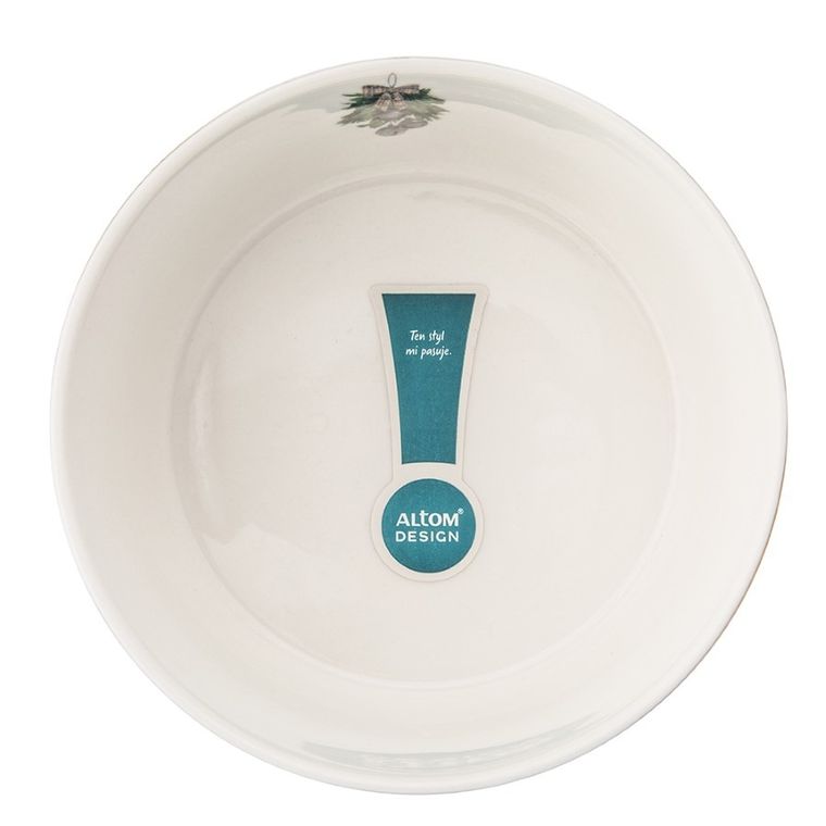 Altom Design, świąteczne drzewko, miska nbc, 15 cm, 600 ml