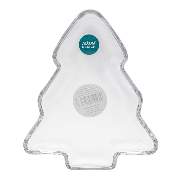 Altom Design, talerz choinka gładka, 20-2.5 cm
