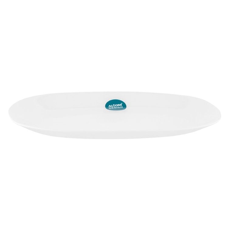 Altom Design, White Harmony, półmisek, 23-16 cm