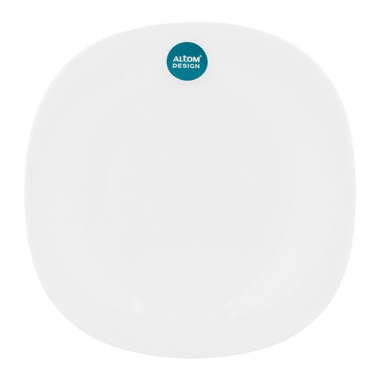 Altom Design, White Harmony, talerz deserowy, śr. 21.5 cm