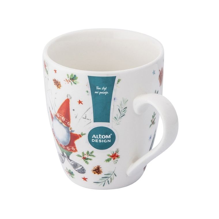Altom Design, Zimowe Skrzaty, kubek baryłka nbc, 400 ml