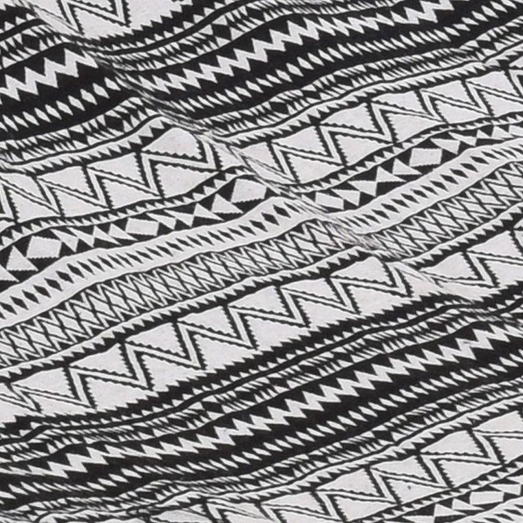 Ambiance, hamak jednoosobowy, biało-czarny, 200-80 cm