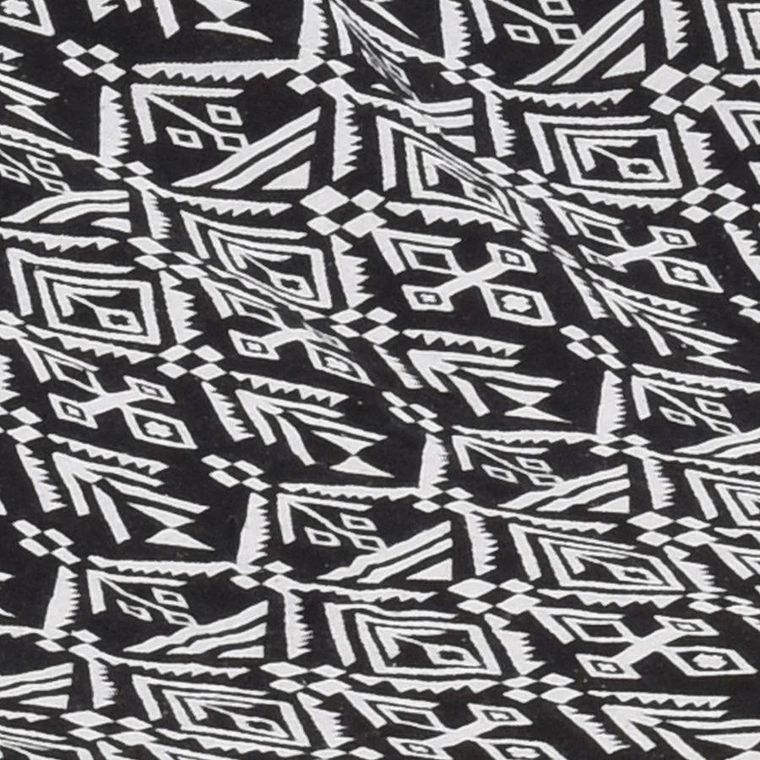 Ambiance, hamak jednoosobowy, czarno-biały, 200-80 cm