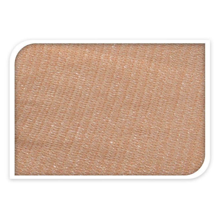 Ambiance, przeciwsłoneczny żagiel ogrodowy + linki, 3,6m, słomiany