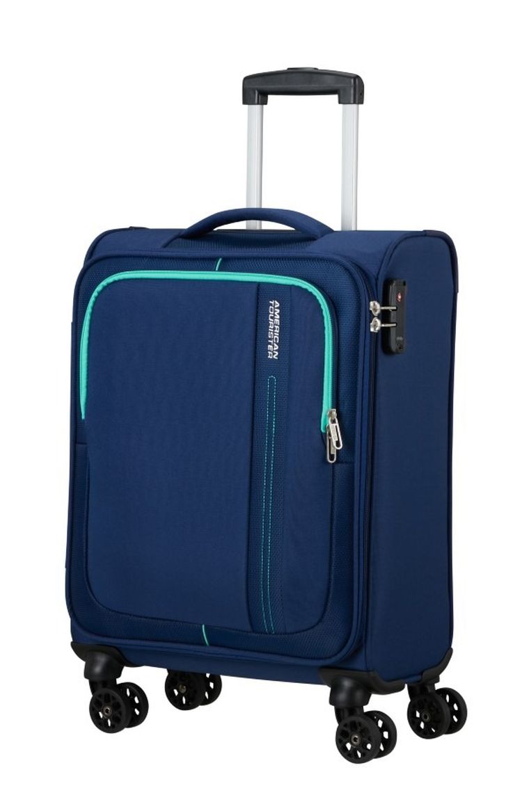 American Tourister, Sea Seeker Spinner, walizka, navy, 40-55-20 cm