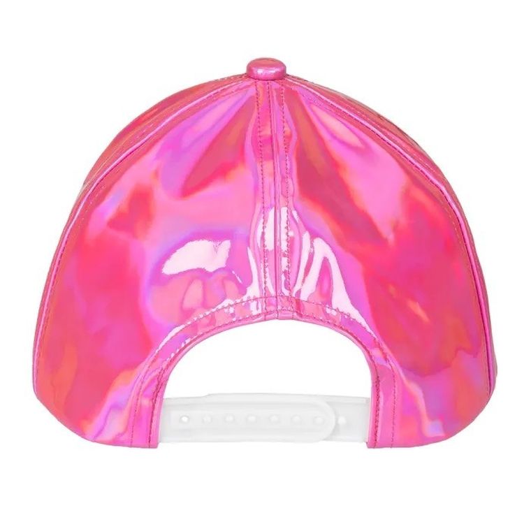 Amscan, czapka z daszkiem, holograficzna różowa