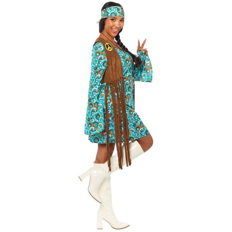 Amscan, strój hipiski, sukienka, rozmiar S