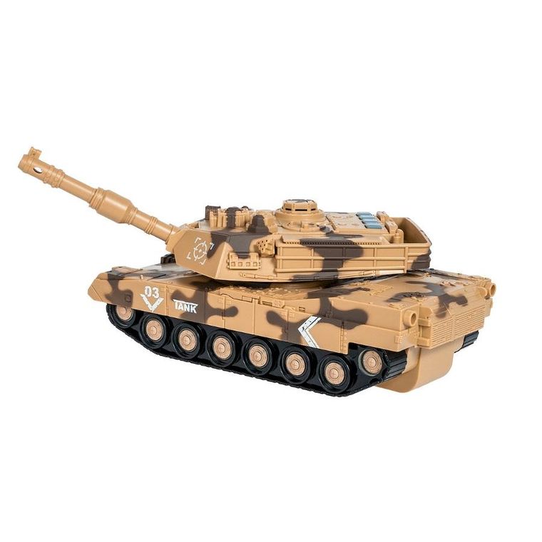 Anek dla Dzieci, czołg, światło i dźwięk, napęd frykcyjny