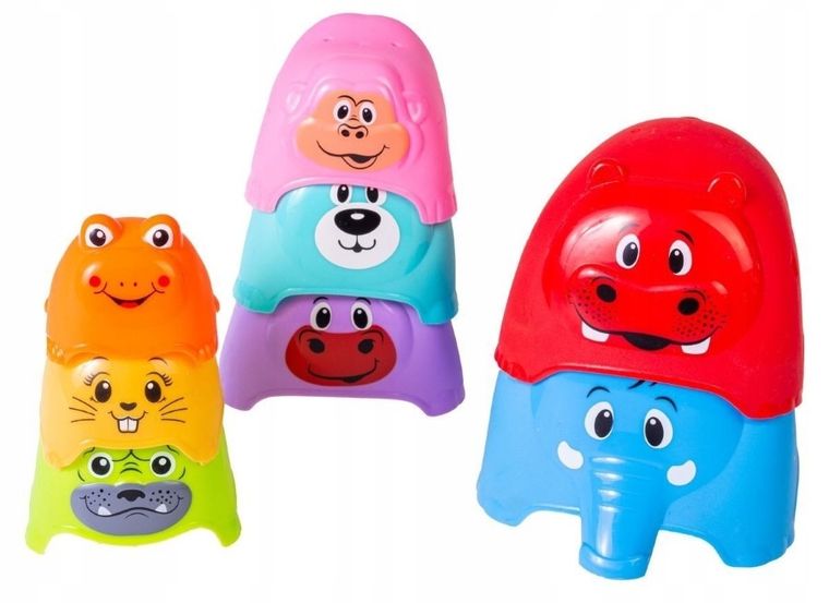 Anek dla Dzieci, piramidka, zwierzątka