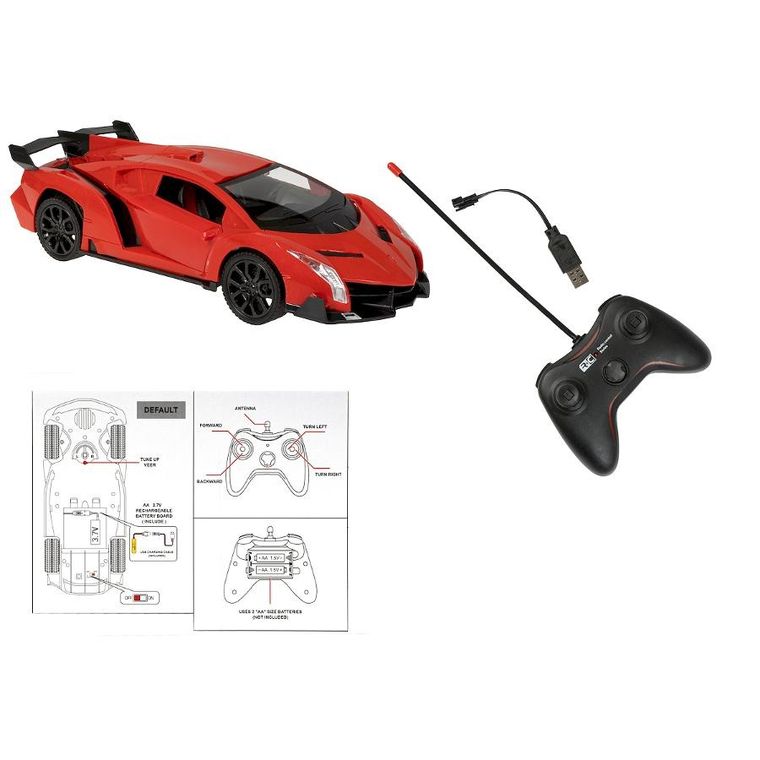 Anek dla Dzieci, Samochód wyścigowy, pojazd zdalnie sterowany, 31 cm