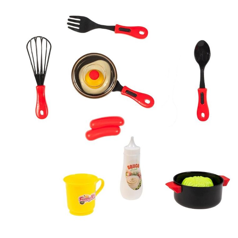 Anek dla dzieci, zestaw akcesoriów kuchennych z patelnią
