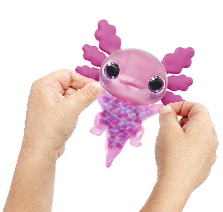 AniMagic, Let's Glo Axolotl, figurka interaktywna, różowa
