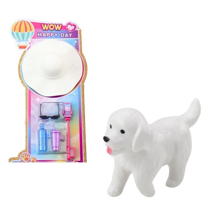 Anlily, dziewczyna z chłopakiem i pieskiem, zestaw lalek z akcesoriami