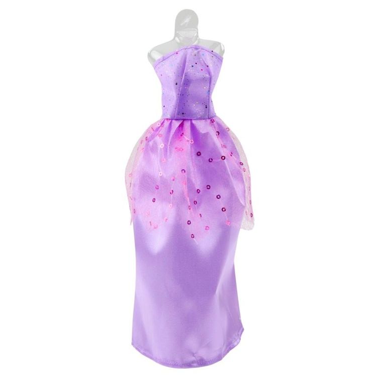 Anlily, sukienki dla lalek z akcesoriami, 9 elementów