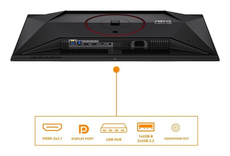 Aoc, monitor, 26.5" Q27G4SDR QD-OLED 360Hz HDMIx2 DP Pivot