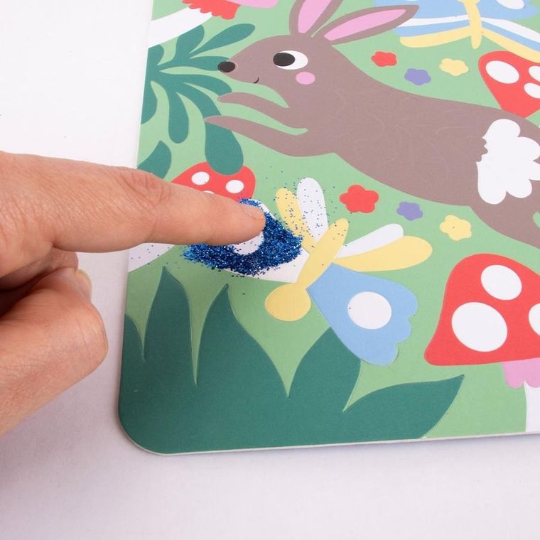 Apli Kids, Brokatowa Sztuka, zestaw artystyczny z BIO brokatem