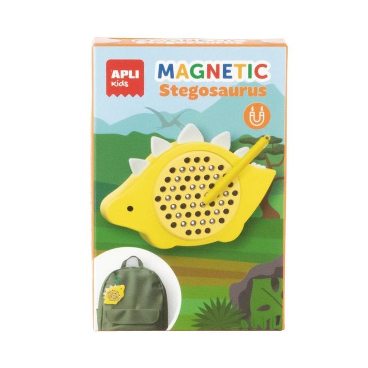 Apli Kids, Dinozaur Stegosaurus, mała magnetyczna tablica, zawieszka
