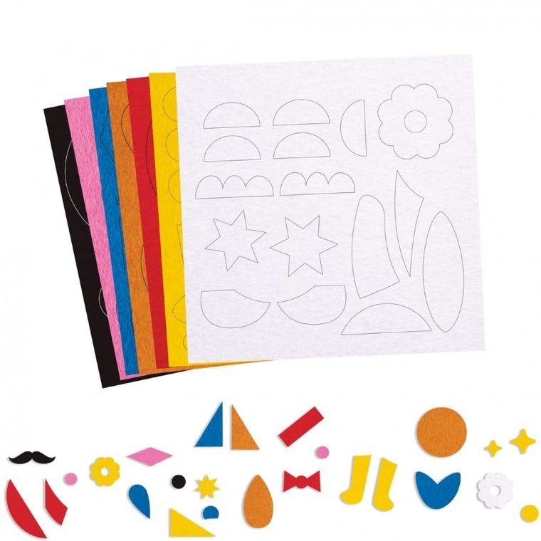 Apli Kids, Kolaże z filcu, mój pierwszy zestaw artystyczny