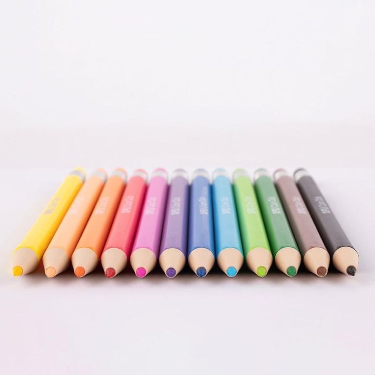 Apli Kids, kredki z wymiennymi wkładami, 12 szt.