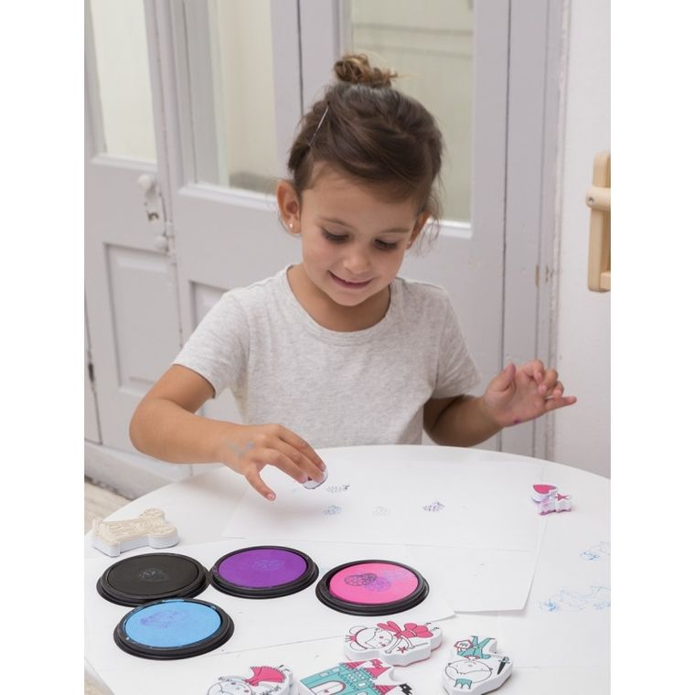 Apli Kids, Las, stempelki z markerem