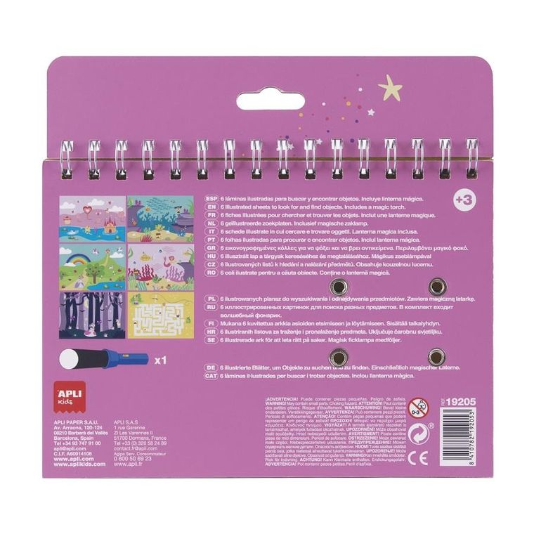 Apli Kids, Magiczny Świat, książeczka z magiczną latarką