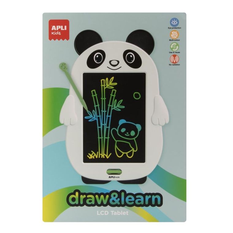 Apli Kids, magiczny tablet do rysowania LCD, panda