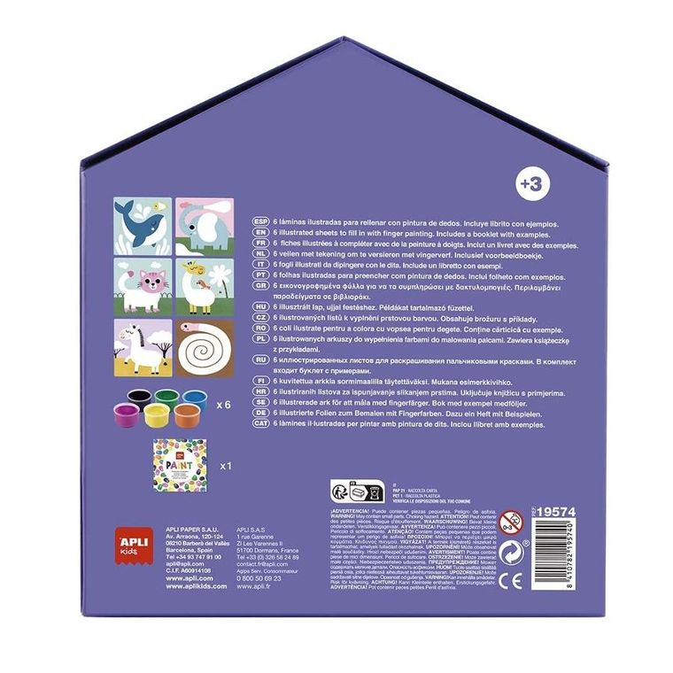 Apli Kids, Malowanie palcami, mój pierwszy zestaw artystyczny