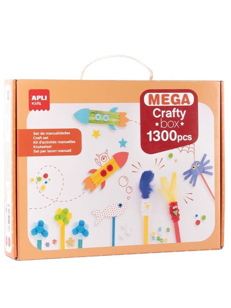 Apli Kids, Mega crafty box, zestaw artystyczny