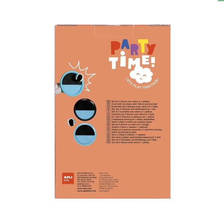 Apli Kids, Party Time! Paletki na rzep z piłką, gra zręcznościowa