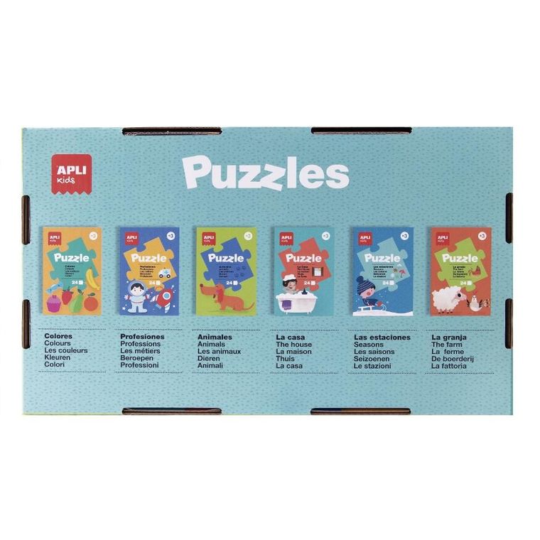 Apli Kids, puzzle edukacyjne, 6-24 elementy