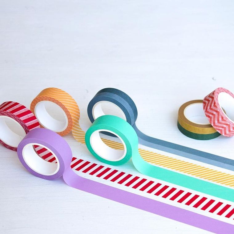 Apli Kids, taśmy dekoracyjne washi, Minimalism, 4 szt.