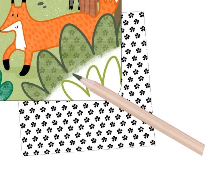 Apli Kids, Tekstury, karty z teksturami, kredki, zestaw artystyczny