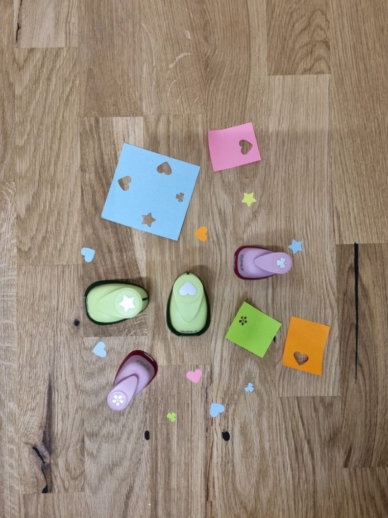 Apli Kids, zestaw dziurkaczy do papieru, 4 wzory