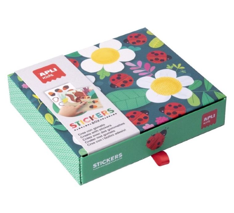 Apli Kids, zestaw z naklejkami, biedronka