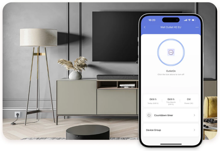 Aqara, Wall Outlet H2 EU, gniazdko elektryczne