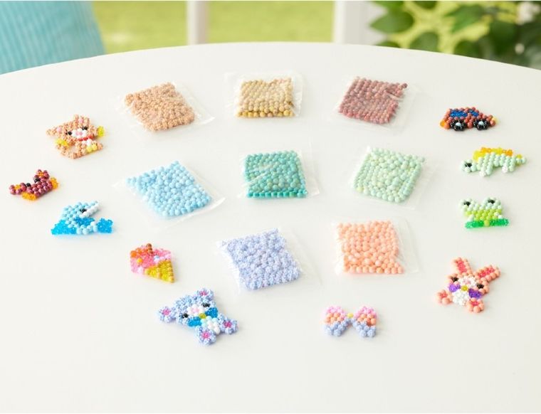 Aquabeads, Akwarelowe koraliki wodne, zestaw uzupełniający, 800 elementów, 35089