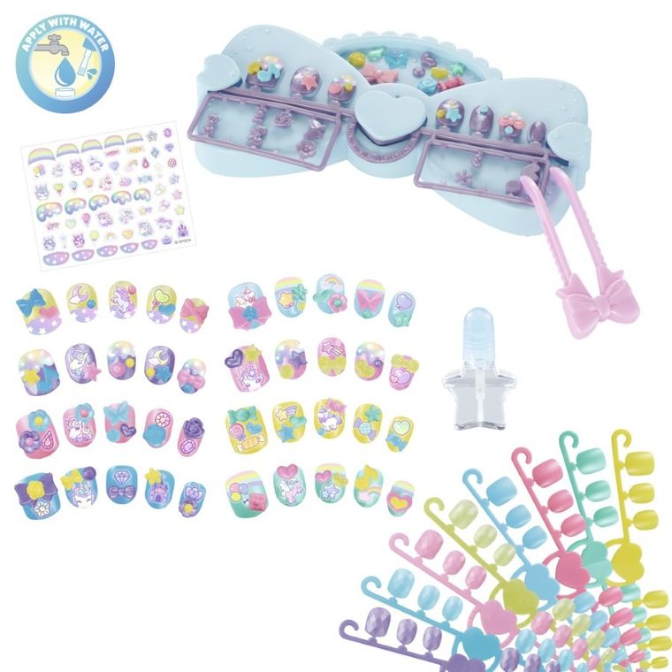 Aquabeads, Jednorożce, Nail Studio, zestaw kreatywny do stylizacji paznokci, 35051