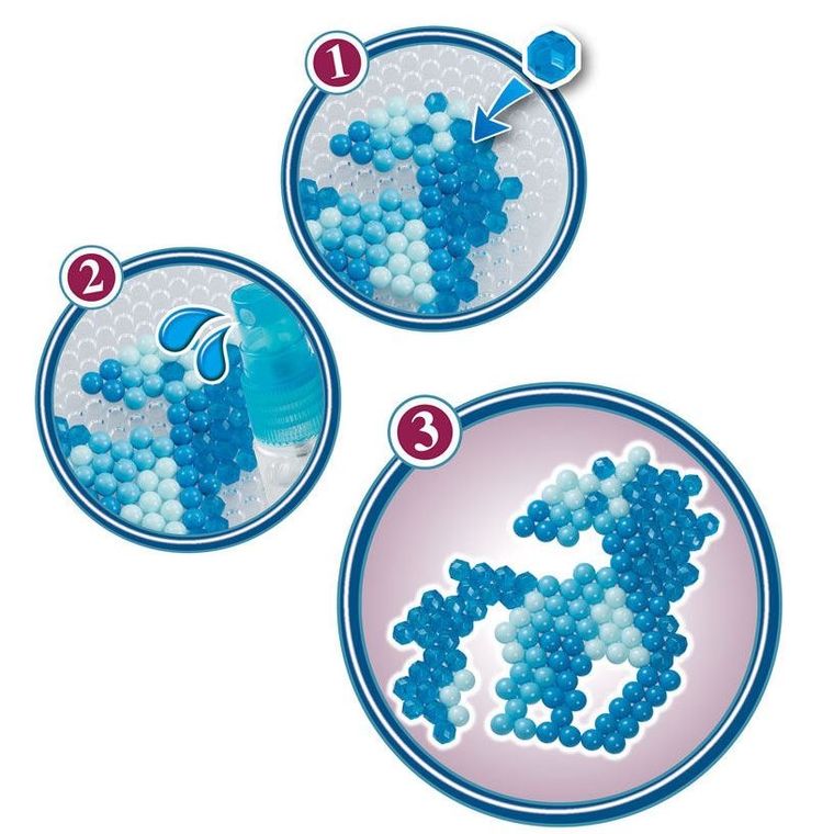 Aquabeads, Kraina Lodu 2, koraliki wodne, zestaw kreatywny, 800 elementów, 31370