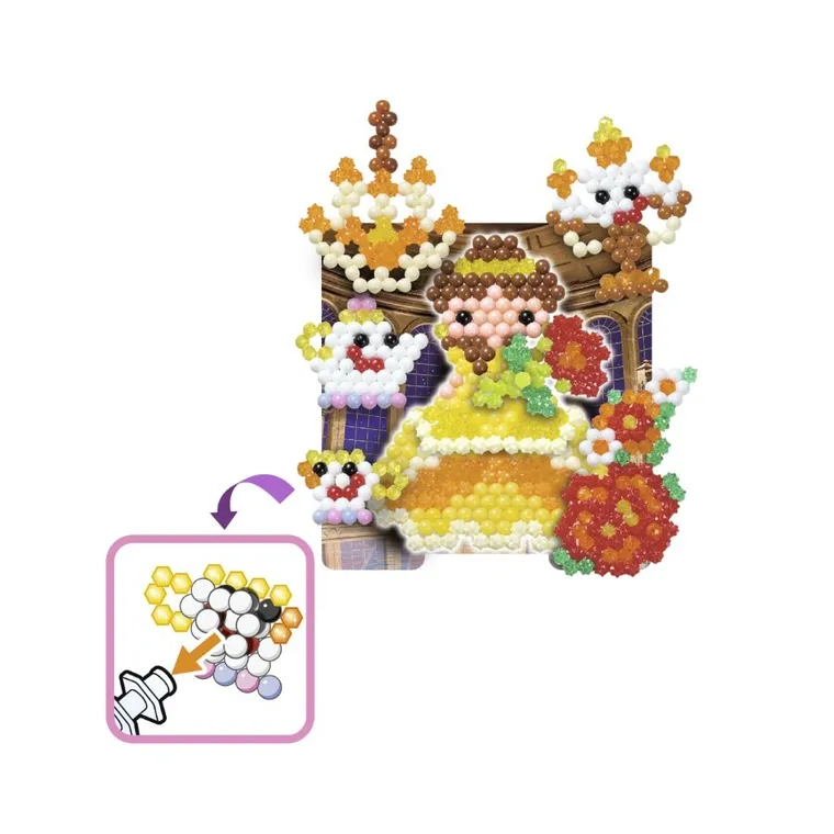 Aquabeads, Księżniczki Disneya, Creation Cube, zestaw startowy, 2500 elementów, 31773
