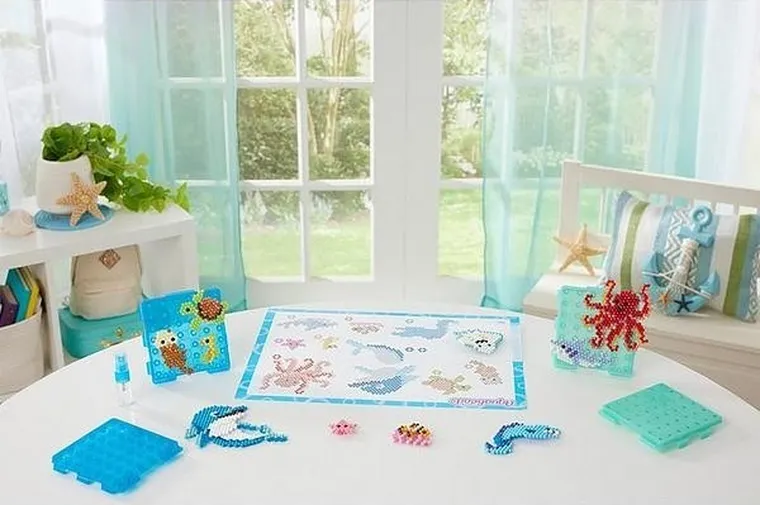 Aquabeads, Oceanarium, koraliki wodne, zestaw startowy, 1500 elementów, 35046