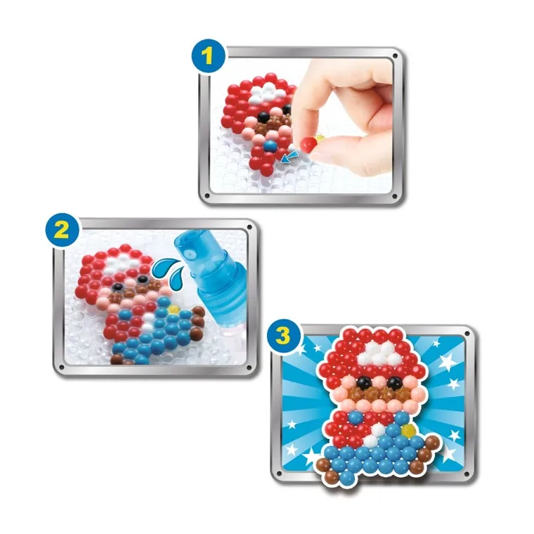 Aquabeads, Super Mario, koraliki wodne, zestaw kreatywny, 31946